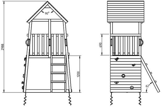 Parque Infantil Belvedere L con Challenger